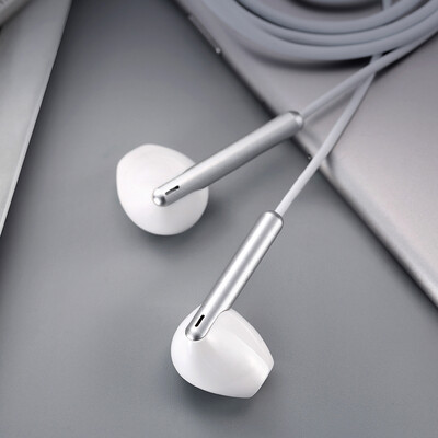 

Tang Mai T3 Headphone Ear Music Wire Earbud Headset Stereo Mobile Phone MP3 Universal K Song Headphone Aurora Silver ios Version