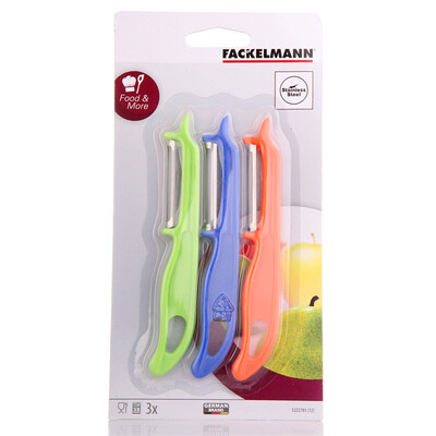 

Jingdong Supermarket Germany Fakman Fackelmann three pieces of color handle fruit&vegetable peeling machine peeler peeling knife