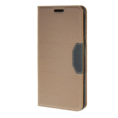 

MOONCASE Fashion Leather Case Wallet Flip Card Slot Stand Back Slim Cover for Samsung Galaxy S6 Edge Plus ( Edge+) Gold 01