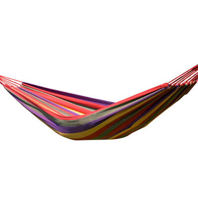

Anandi Adandyish Двойной холст Красочный гамак Утолщение Расширение Открытый Отдых Swing Camping Camping Swing Red 1.9 * 1.5m