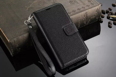 

MITI Convenient Stand Wallet with Card Holders Cover Genuine Litchi PU Leather Case Samsung Galaxy S6 New Arrival