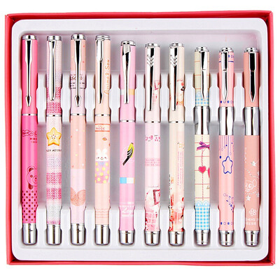 

Hero (HERO) cartoon posing student pen / ink pen 10 loaded men