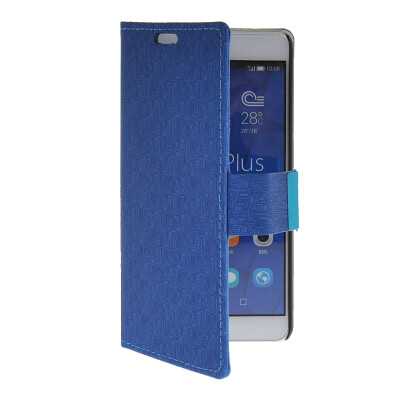 

MOONCASE Slim Leather Side Flip Wallet Card Slot Pouch with Kickstand Shell Back Case Cover for Huawei Honor 6X Blue