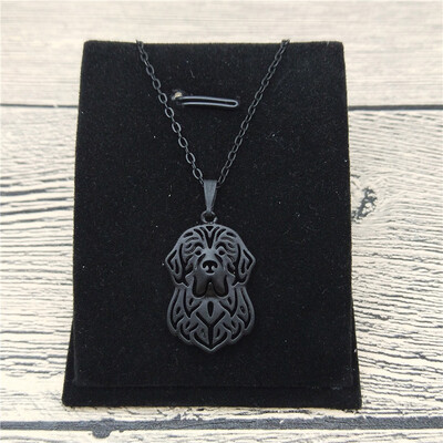 

New Newfoundland Necklace Trendy Style Newfoundland Pendant Necklace Women Pet Jewellery Fashion Animal Dog Jewellery