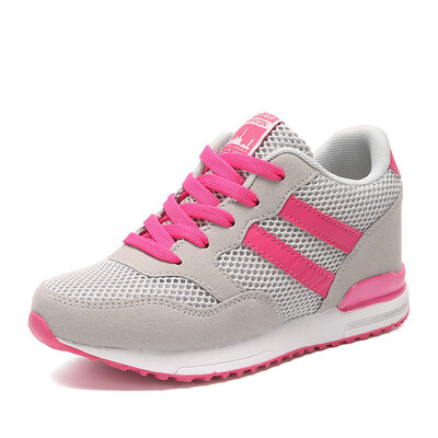 

2018 new Increase in height small white shoes girls net shoes students wild women shoes casual shoes