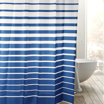 

Bethus blue gradient shower curtain thickening pvc shower curtain cloth waterproof mildew shade cloth to send 12 hooks 200200CM