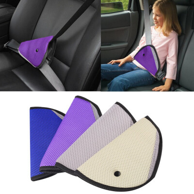 

Baby Kids Car Safety Cover Strap Adjuster Pad Harness Children Seat Belt Clip Beige