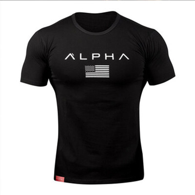 

Muscle Fitness brothers summer new outdoor sports training wear short-sleeved breathable T-shirt