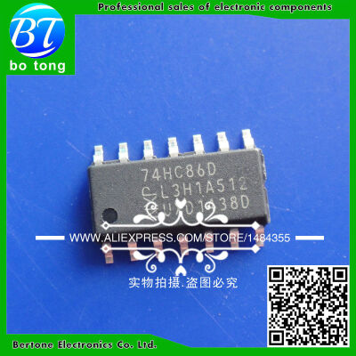 

Free shipping 200pcs SMD logic ics 74HC86 74HC86D SN74HC86D SOP14