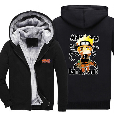 

New Anime NARUTO Akatsuki Clothing Thicken Jacket Cosplay Sweatshirts Hoodie Luminous USA Size fast ship arrive