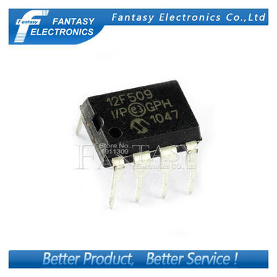 

5PCS PIC12F509-IP DIP8 PIC12F509-I SIP PIC12F509 12F509 new&original IC free shipping