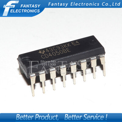

100PCS CD4050BE DIP16 CD4050 DIP new&original IC free shipping