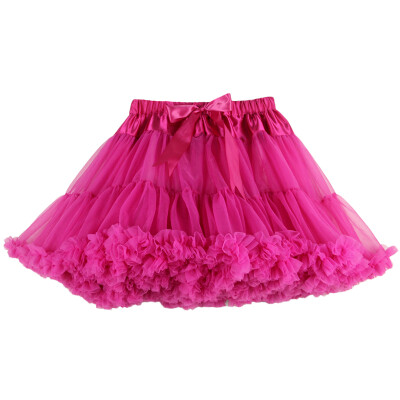 

Buenos Ninos Women Tutu Skirt Double Layer Midi Pettiskirt