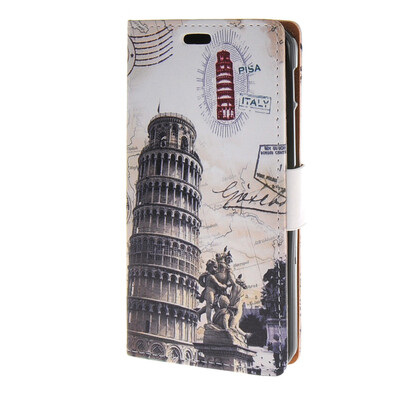 

MOONCASE чехол для Alcatel One Touch Pixi 3 (5.0") OT-5015 Leather Flip Wallet Style and Kickstand Case Cover Design / a18
