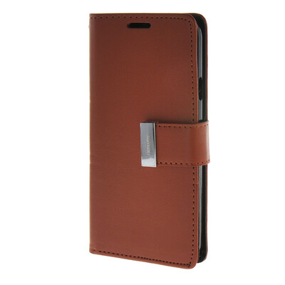 

MOONCASE чехол для Samsung Galaxy E5 Flip Leather Wallet Card Slot Bracket Back Cover Brown