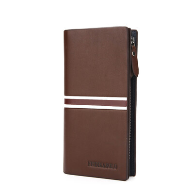 

Mens Fashion Credit Card Wallet Long Wallet Multifunction Zipper Bag Mens Tote fdk7011