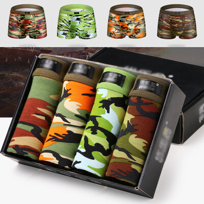 

Мужские ткани для мужчин с изменяемым дизайном увеличивают шорты боксера (4 штуки)