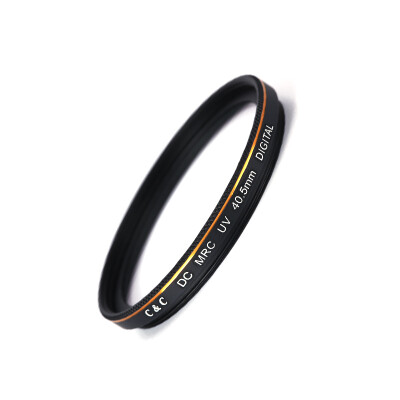 

C & C DC MRC UV 405mm ultra-thin double-sided multi-layer waterproof coating personalized gold ring UV filter non-diaphragm SLR camera