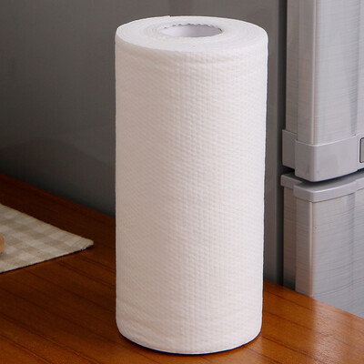 

Ou Runzhe wipes thick nonwovens can be cut off the point of multi-purpose decontamination wash cloth white 100 package