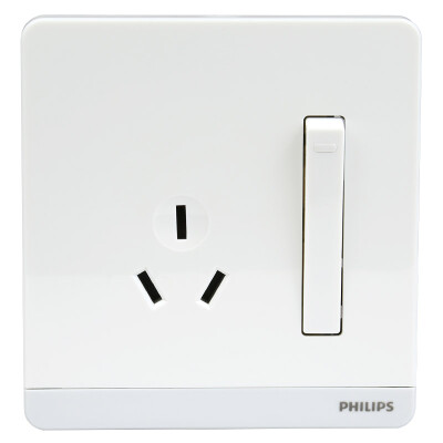 

PHILIPS switch socket fly series 10A five-hole socket with a single control dawn switch white