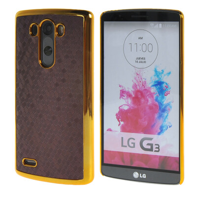 

MOONCASE Flash Flake Skin Gold Chrome Hard Back Case Cover for LG G3 Purple