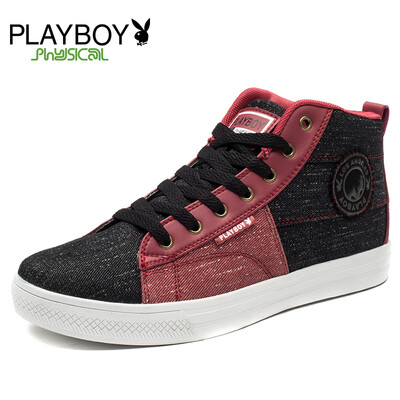 

PLAYBOY brandAutumn NewBritish styleFashionalLeisureHigh top canvasMens shoes
