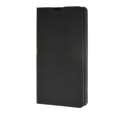 

MOONCASE Leather Side Flip Wallet Card Holder Stand Shell Pouch Case Cover for LG Magna Black