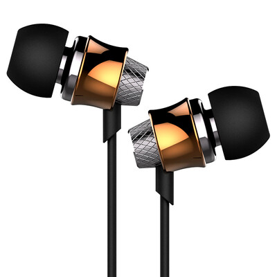 

Dostyle HS308 Stereo Earphones Gold&Black