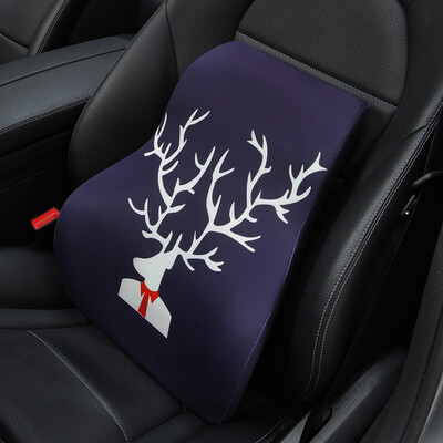 

OULEJIA car lumbar lumbar pillow OLJ-YK010 space memory cotton car office vertebral cushion lumbar support pillow Mr