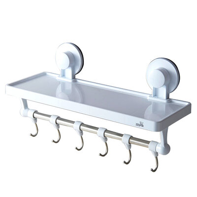 

Feida three&bathroom racks free punching suction cup towel rack 6 hooks long section R5210