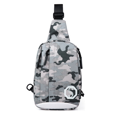 

Autumn&winter mens bags fashion trends personalitystreet Oxford cloth leisure students luminous Shoulder Bag