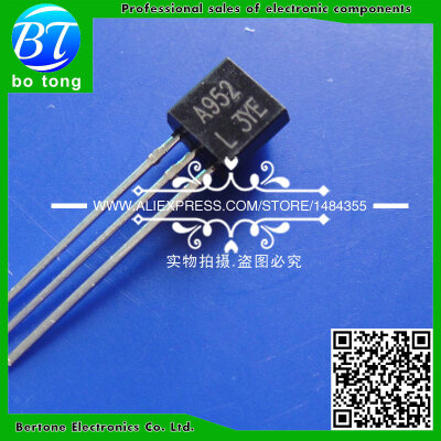 

Free shipping 10pcs / LOT transistor 2SA952 A952 PNP 30V 0.7A TO-92