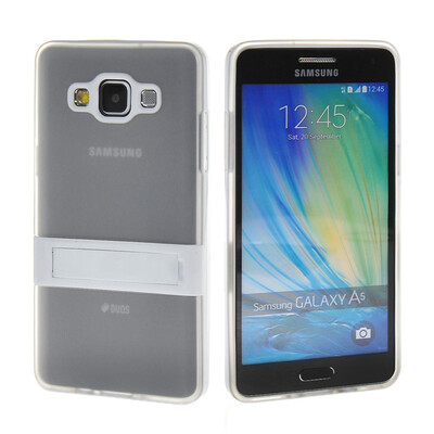 

MOONCASE Soft Flexible Silicone Gel TPU Skin Stand Shell Back ЧЕХОЛ ДЛЯ Samsung Galaxy A5 Clear