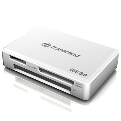 

Transcend USB 30 RDF8 Multi-Card Reader White