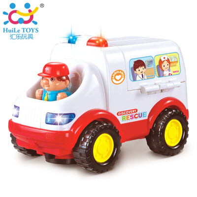 

Hui Le Toys (HUILE TOYS) Electric universal toy car Almighty ambulance with music