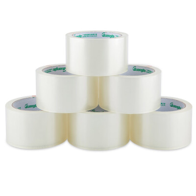 

GuangBo 6 package 55mm * 100y transparent sealing tape tape office stationery FX-25