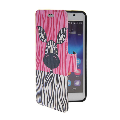 

MOONCASE Cute Pattern Leather Side Flip Pouch Stand Shell Back ЧЕХОЛ ДЛЯ Huawei Honor 6