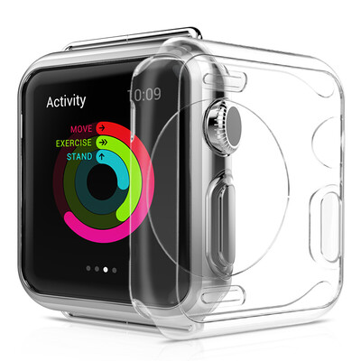 

BIAZE Apple Watch iwatch Cover Frame All-inclusive Drop Soft Shell for apple watch32 Universal 42mm-JK350 White