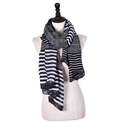 

Jeouly Women long scarf navy Blend girl Shawl Striped Print winter Infinity Scarves sjaal Foulard femme hijab Bandanas 18090cm