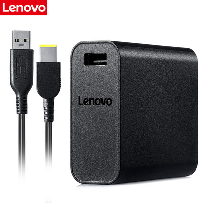 

Lenovo Lenovo original power adapter laptop charger power cord 45W round wall plug