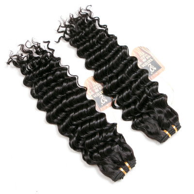 

YAVIDA Hair 7A Deep Wave Virgin Hair 2 Bundles Indian Curly Virgin Hair Deep Curly Weave Human Hair Extension Indian Deep Wave