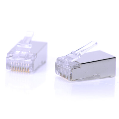 

Vention 10 штуков/1 пакет соединитель UTP LAN Ethernet RJ45 CAT6e штекер 8p8c rj45 модульный штекер для сетевого кабели