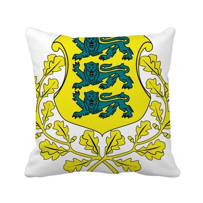 

Estonia National Emblem Country Square Throw Pillow Insert Cushion Cover Home Sofa Decor Gift