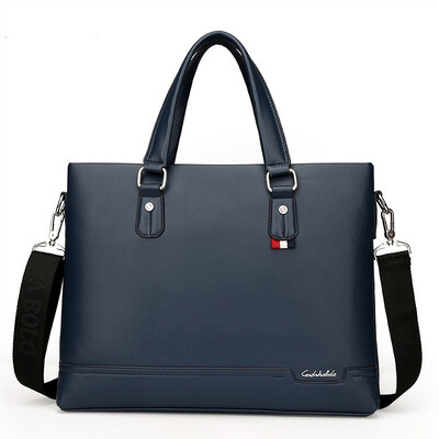 

Fashion Mens Leather Business Bags Briefcase Shoulder Bags Tote B-fdk6819