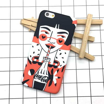 

Мода милый мультфильм жесткий Матовая Пластик крышка для IPhone 5 5s se Забавный ультра тонкий телефон Чехол для iphone 6 6s 7 8