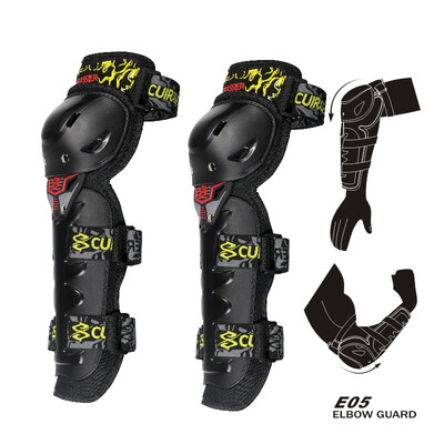 

Motorcycle Protective knee pads CUIRASSIER Kneepad Brace Elbow Protection Protector Motorbike Motocross Racing MX Guards Armor