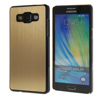 

MOONCASE Fashion Brushed Aluminium Metal Hard Case Cover for Samsung Galaxy A5 Gold