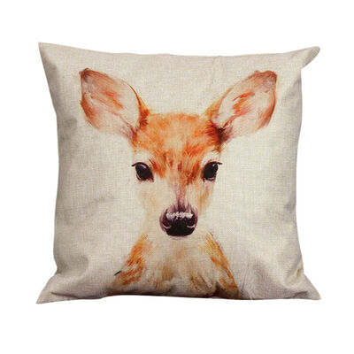 

Vintage Cotton Owl Linen Pillow Case Sofa Waist Throw Cushion Home Decor Cover BAMBI