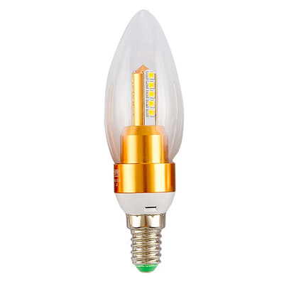 

Jingdong Supermarket NVC lighting NVC light bulb led light 3WE14 spiral small mouth bubble silver base 2700K yellow