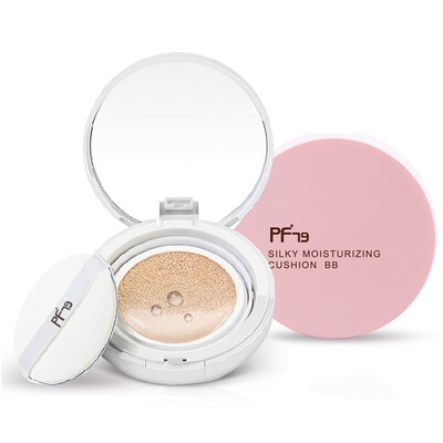 

PF79 silk thin Yingrun air cushion bb cream foundation liquid concealer nude makeup moisturizing oil control light&lasting natural color 15g 2